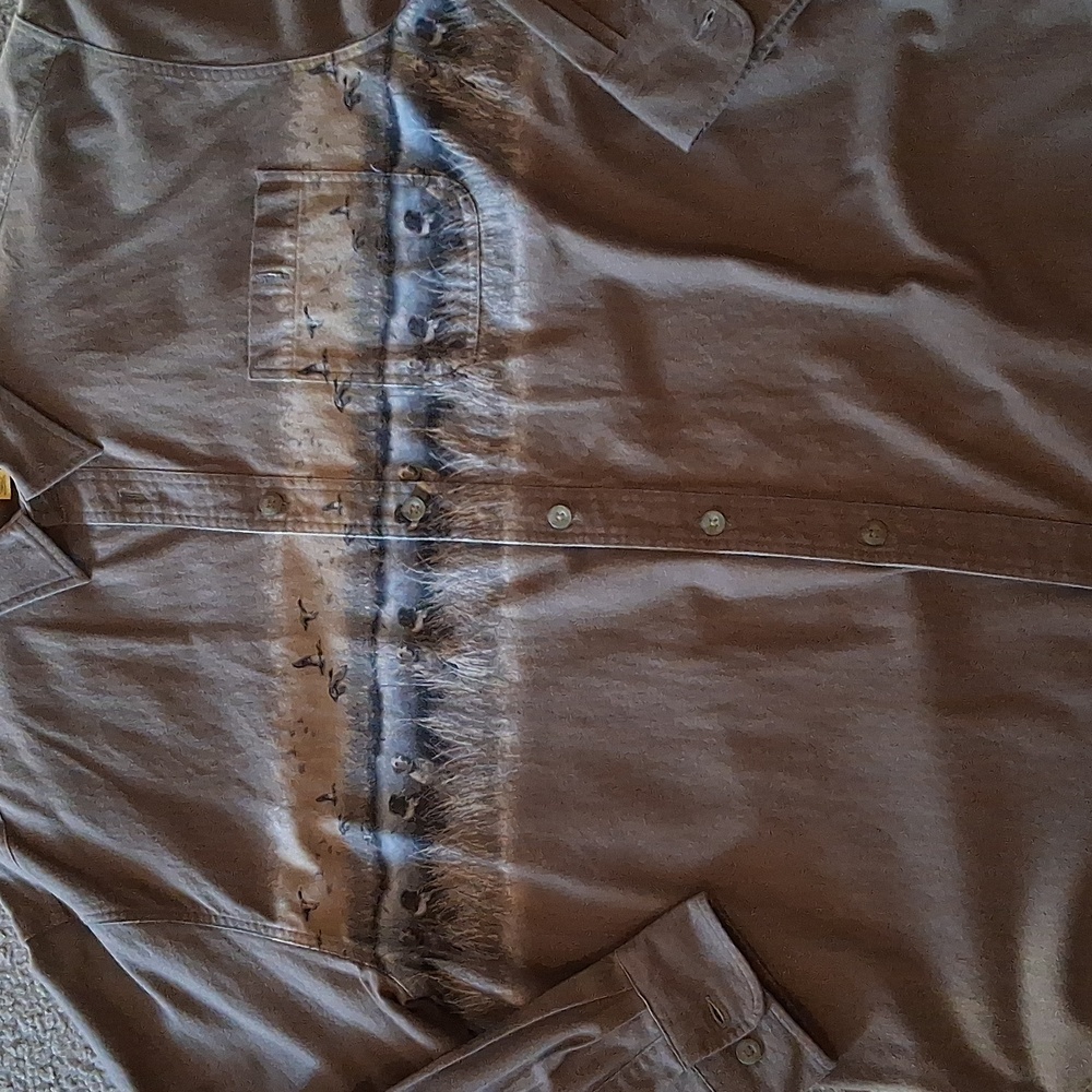 CABELA's Khaki BUTTON FRONT SHIRT